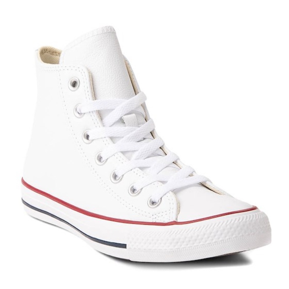 Women’s size 5 white high top converse